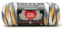 Red Heart Granny Squares - Soft White Peachy Keen